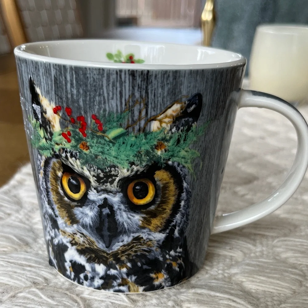 NWOT Winter Berries Owl Design (No Box) - Picture 2 of 7